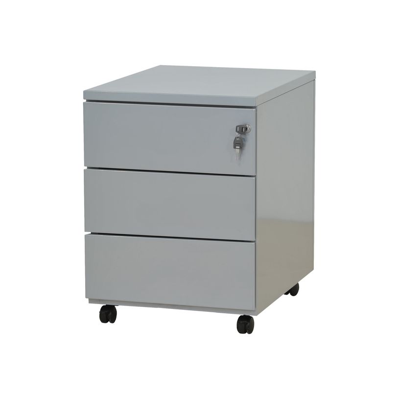 3219091960248-Caisson mobile - 3 tiroirs - gris - 56,7 x 54,1 x 41,8 cm-P_79401150_1-0