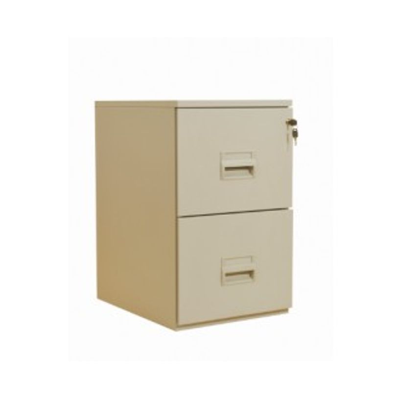 3219091966035-Classeur 2 tiroirs pour dossiers suspendus - 68 x 42 x 54 cm - beige-P_79401160_1-0