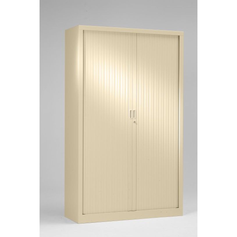 3219095501034-Armoire haute monobloc Class 900 - 180 x 90 x 43 cm - corps et rideaux beige-P_79401191_1-0