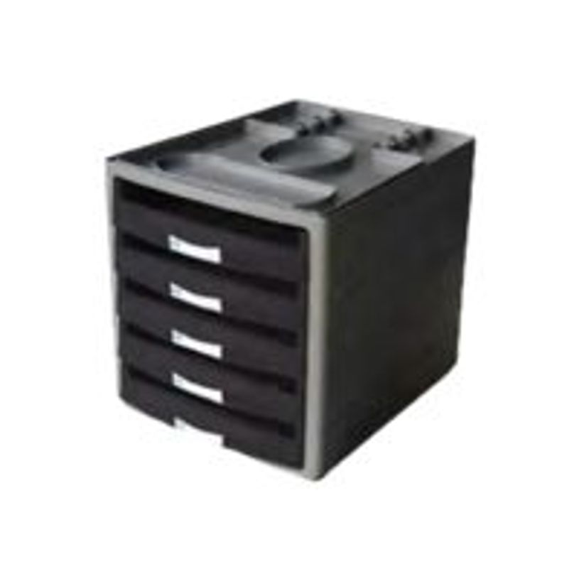 3219097509694-Pierre Henry - Module de classement - 5 Tiroirs semi ouverts - Corps Aluminium - Tiroirs bl-P_79401225_1-0