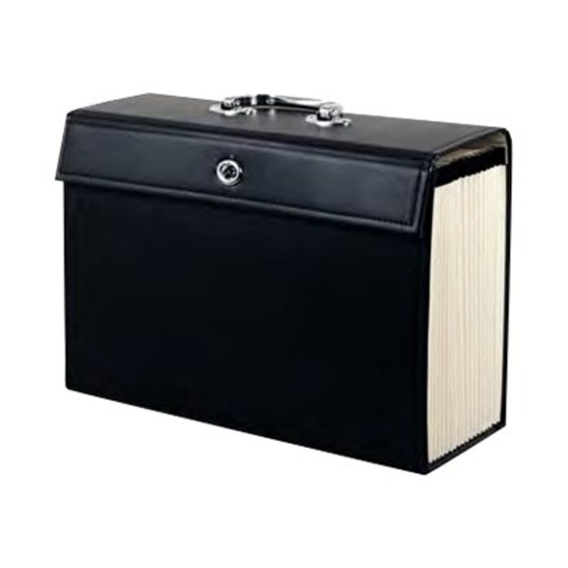 3386177081477-Pierre Henry VIP - Classeur ménager (valisette trieur) 20 onglets - noir-P_79401243_1-0