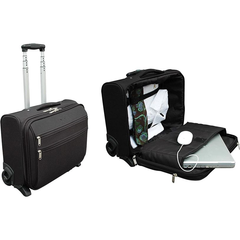 2012349931523-Clementina Frog Traveller l - Valisette trolley multipoches - noir-P_79401264_1-0