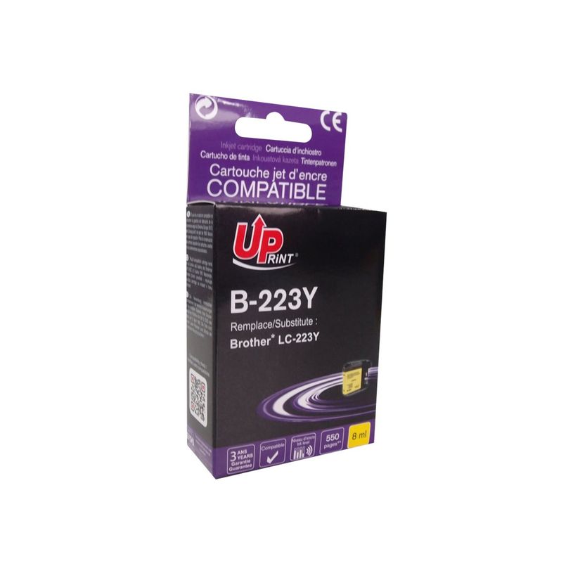 3584770889500-Cartouche compatible Brother LC223 - jaune - Uprint-P_79401408_1-0