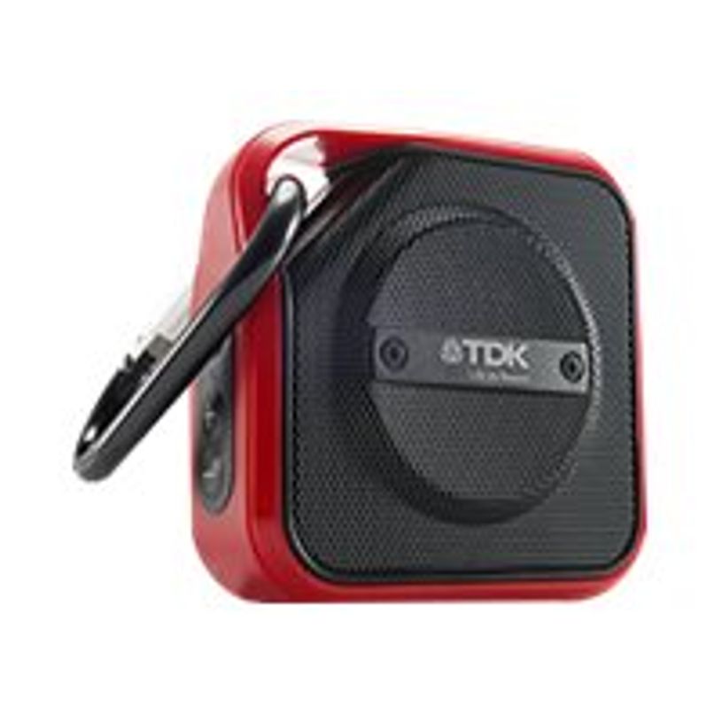 0020356621094-TDK Life on Record TREK Micro A12 - Enceinte - sans fil - 3 Watt - rouge-P_79401941_2-1