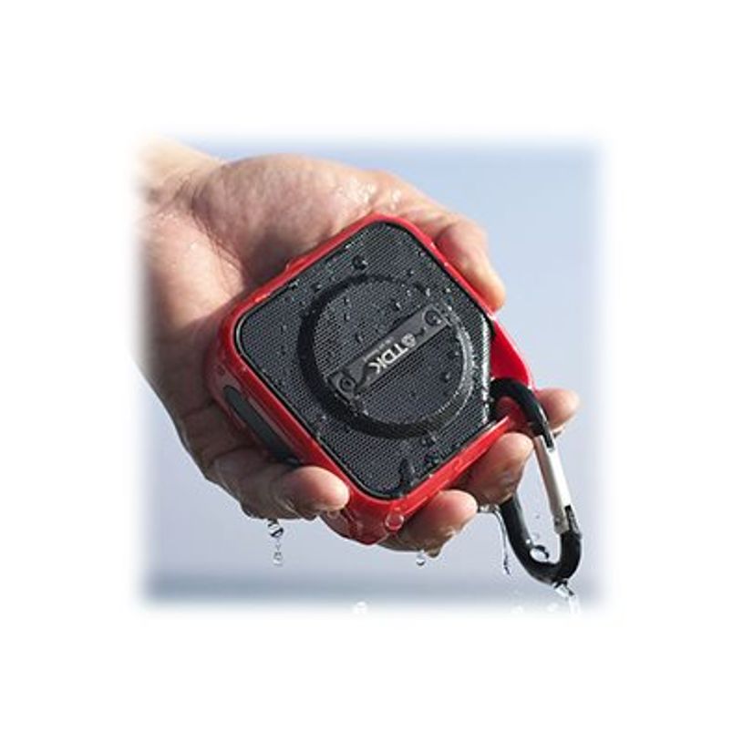 0020356621094-TDK Life on Record TREK Micro A12 - Enceinte - sans fil - 3 Watt - rouge-P_79401941_6-5