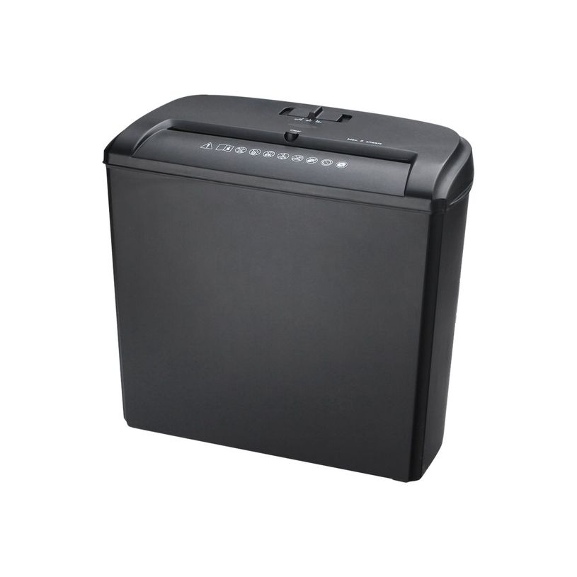 4054007916068-Ednet X5 - destructeur de documents coupe croisée - 5 feuilles - Corbeille 10 litres-P_79401959_1-0