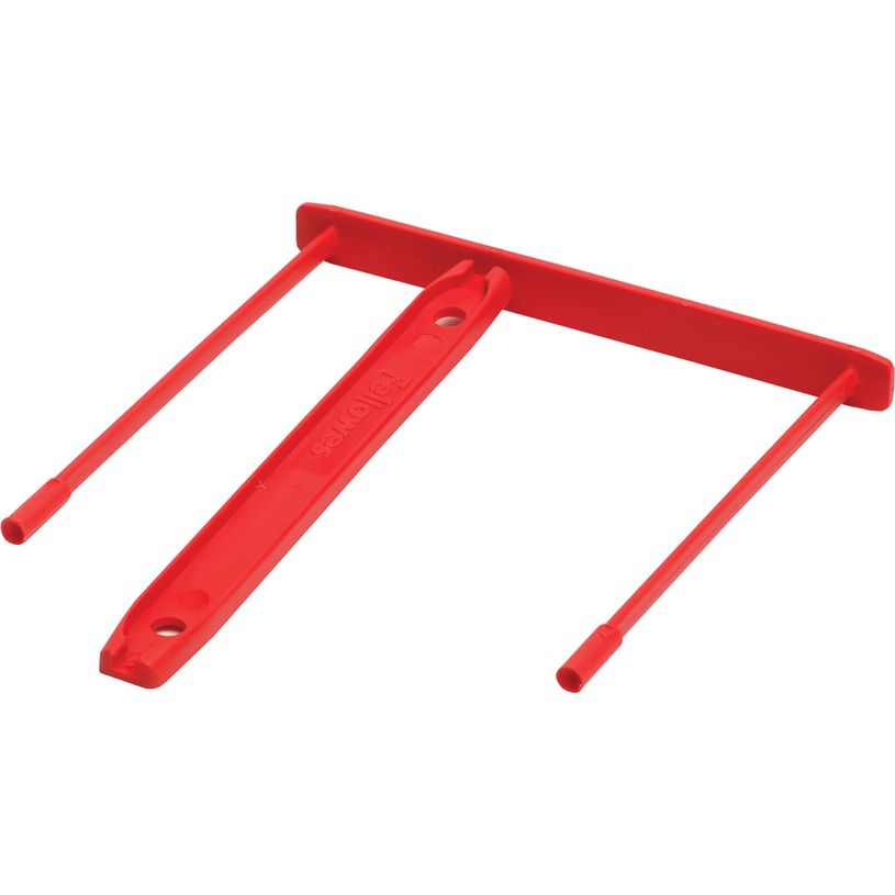 0043859653942-Bankers Box - 100 clips pour archives - rouge - Fellowes--0