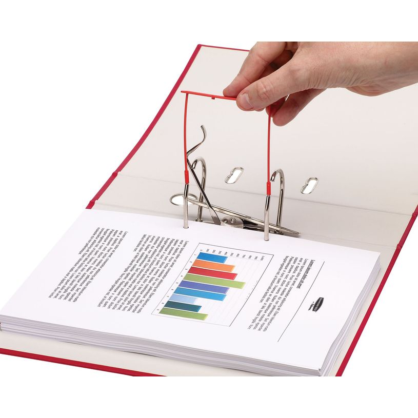 0043859653942-Bankers Box - 100 clips pour archives - rouge - Fellowes--3