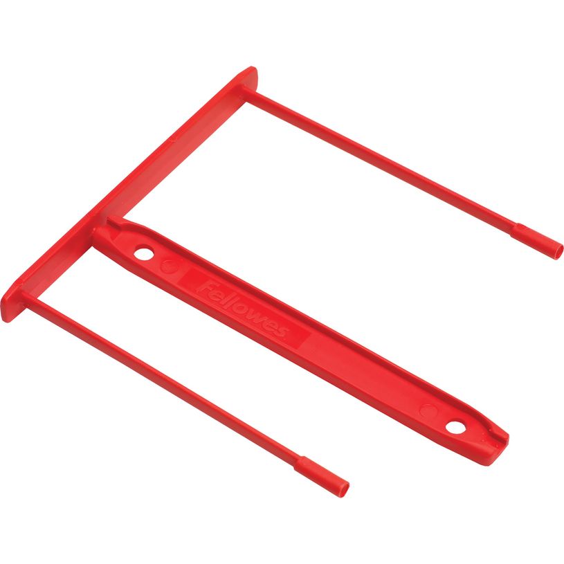 0043859653942-Bankers Box - 100 clips pour archives - rouge - Fellowes--1