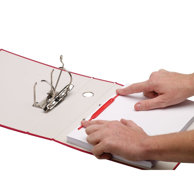 0043859653942-Bankers Box - 100 clips pour archives - rouge - Fellowes--4