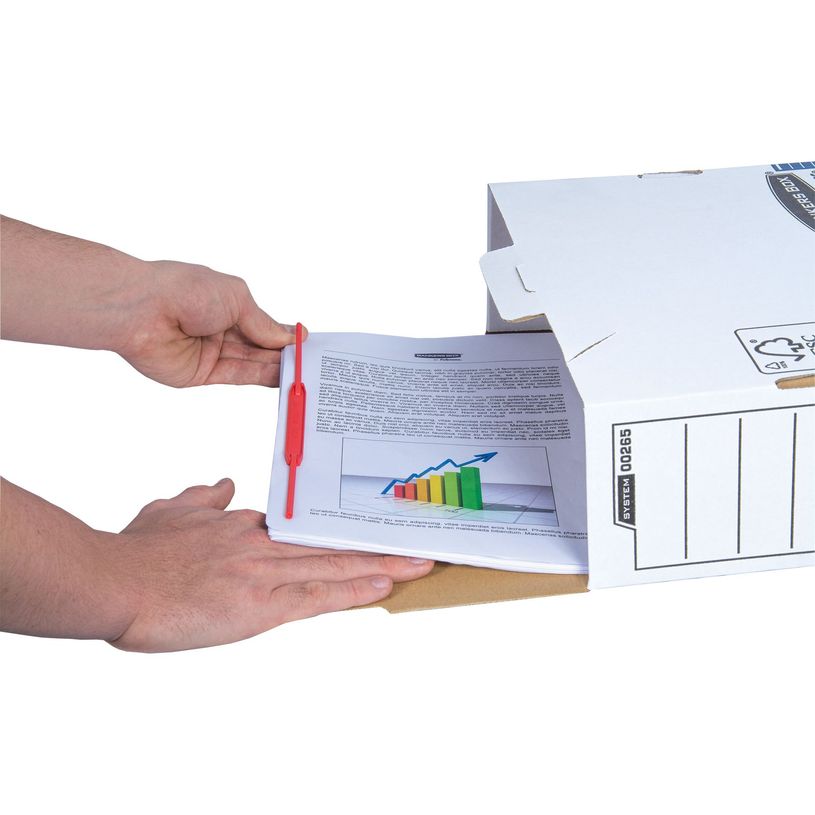 0043859653942-Bankers Box - 100 clips pour archives - rouge - Fellowes--6