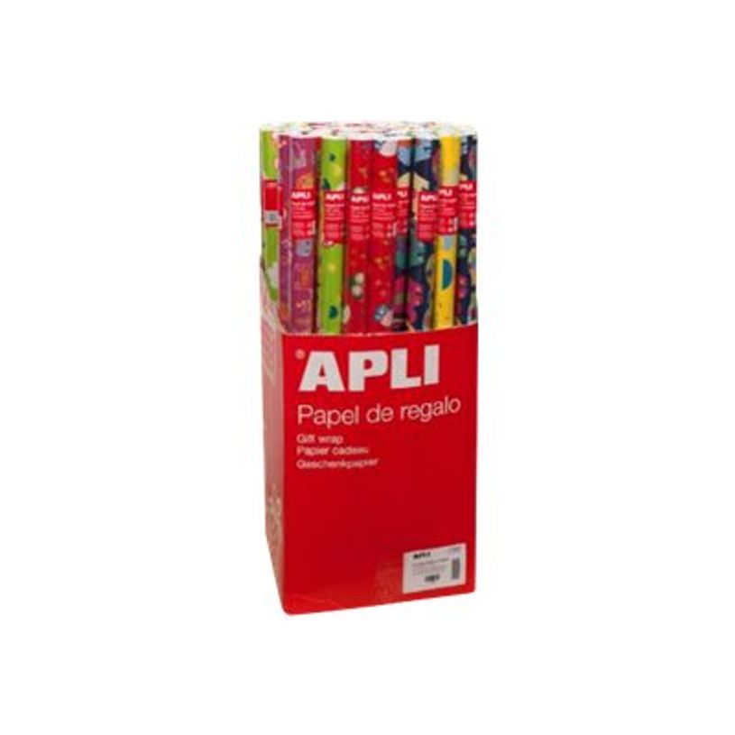 8410782140023-Apli Agipa - Papier cadeau - 70 cm x 2 m - différents motifs enfants-P_79402127_4-2