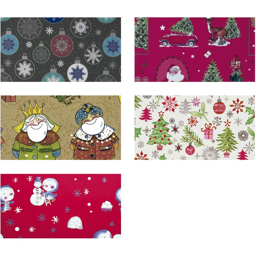 8410782140030-Apli Agipa - Papier cadeau - 70 cm x 2 m - différents motifs Noël-P_79402128_3-2