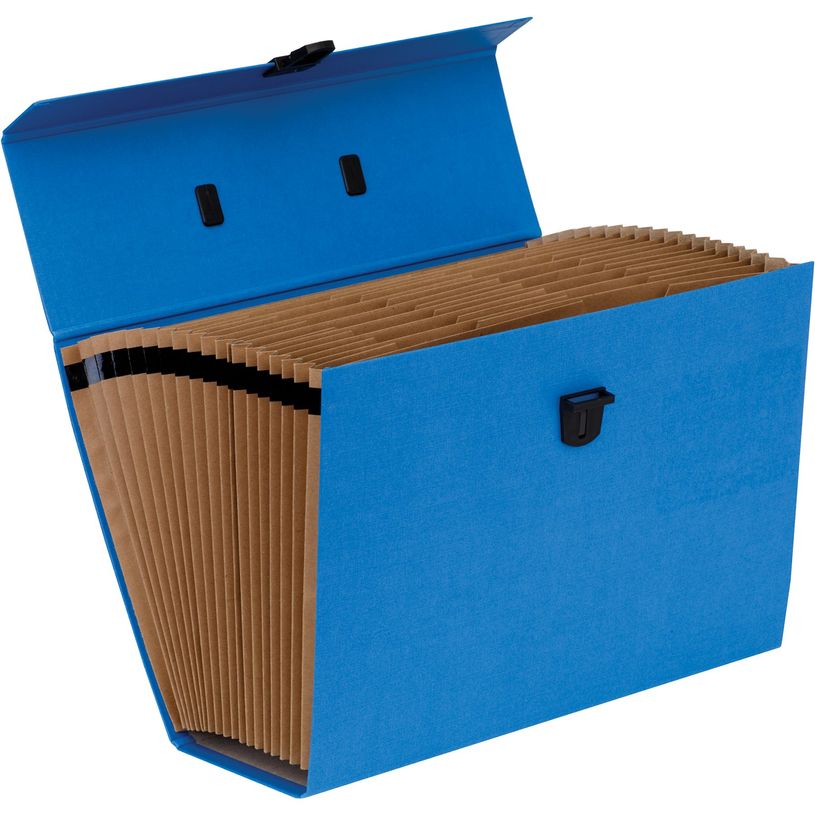 0043859654529-Fellowes Bankers Box - Valisette Trieur Accordéon Bleu marine 19 compartiments -P_79402189_2-1