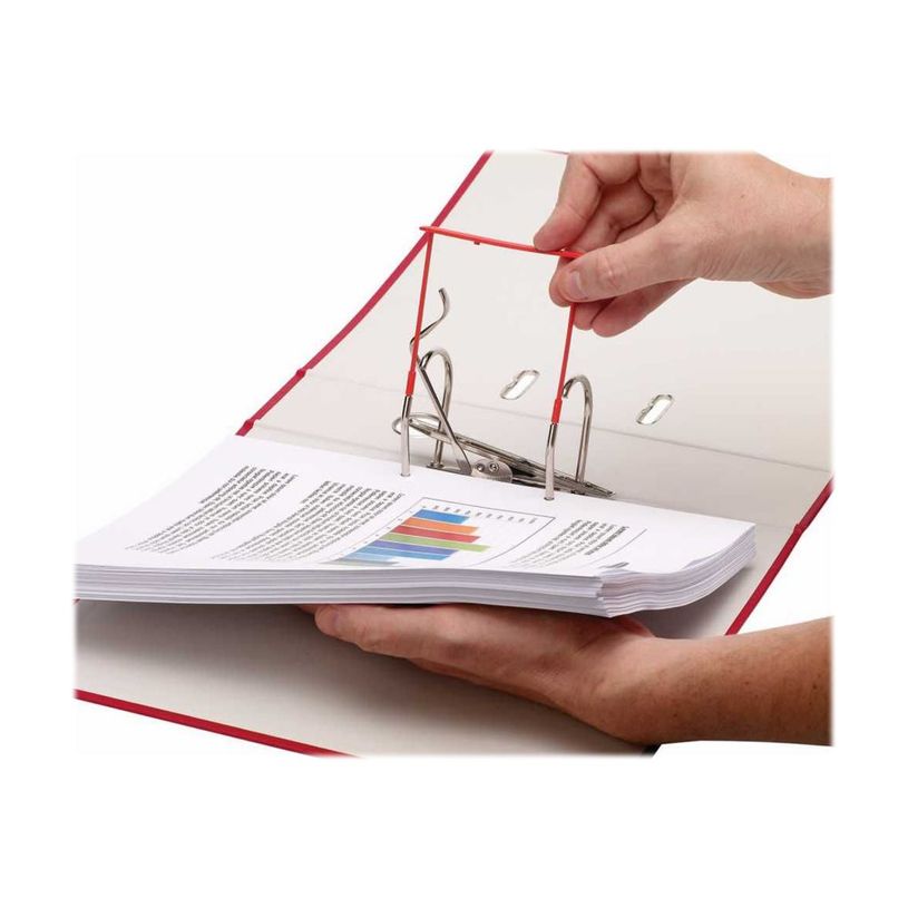 0043859653942-Bankers Box - 100 clips pour archives - rouge - Fellowes-P_79402192_8-7
