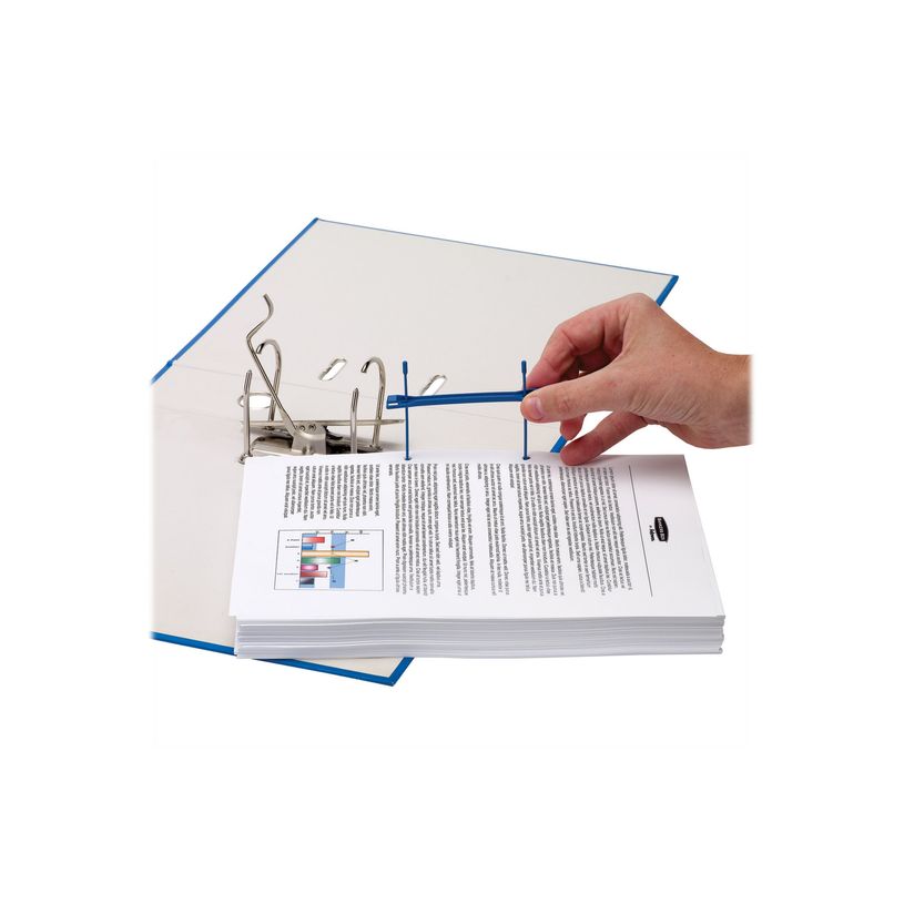 0043859653966-Bankers Box - 50 clips pour archives - bleu - Fellowes-P_79402193_7-6
