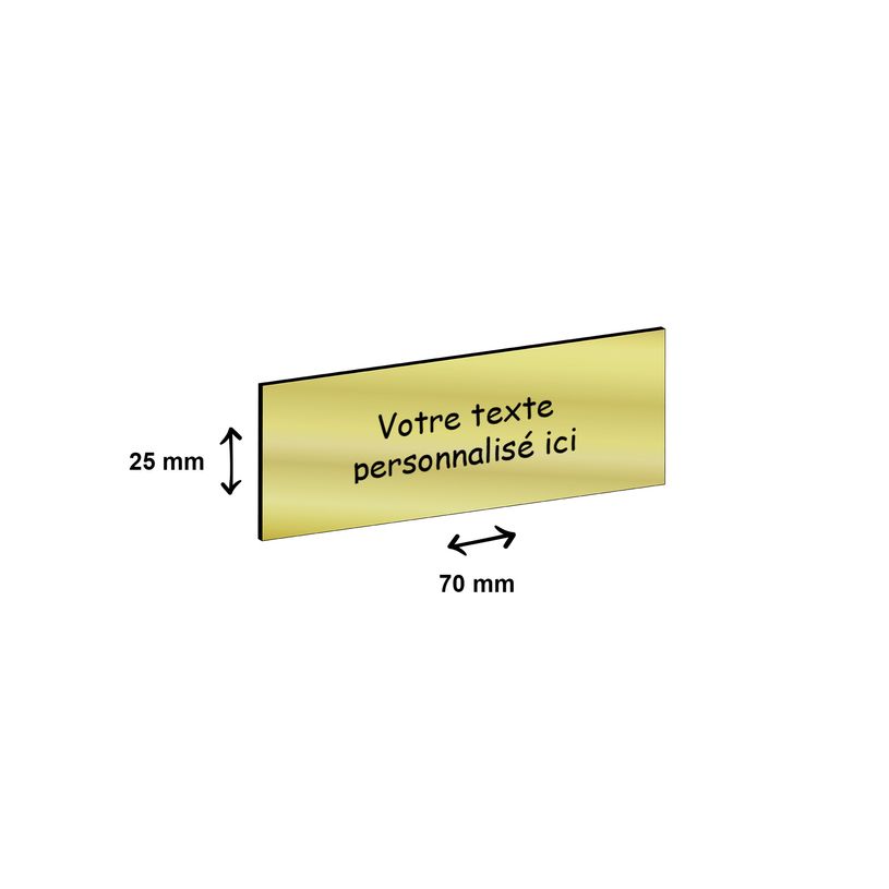 2012349936511-Plaque trophée personnalisée avec votre texte - 70 x 25 mm - dorée - adhésivée prête -P_79402715_1-0