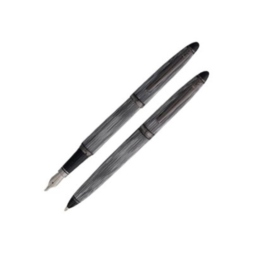 3219913671314-Carpentras Sign Alliance Lines - Parure stylo à bille et sylo plume noir-P_79402816_1-0