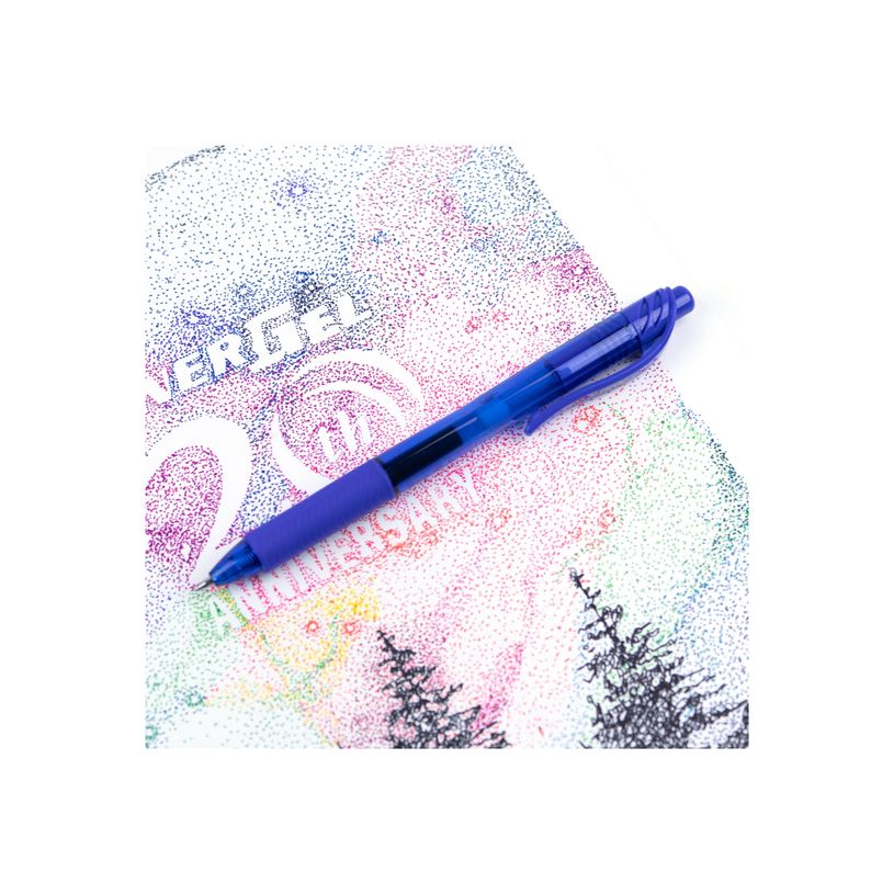 0884851006806-Pentel EnerGel - Bolígrafo  - azul - tinta de gel - 0.7 mm - medio - retractil-P_79402846_1-4