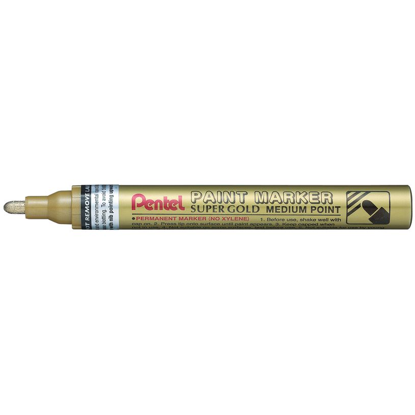 0884851016843-Pentel PAINT MARKER - Marqueur permanent - pointe moyenne - or-P_79402852_1-0