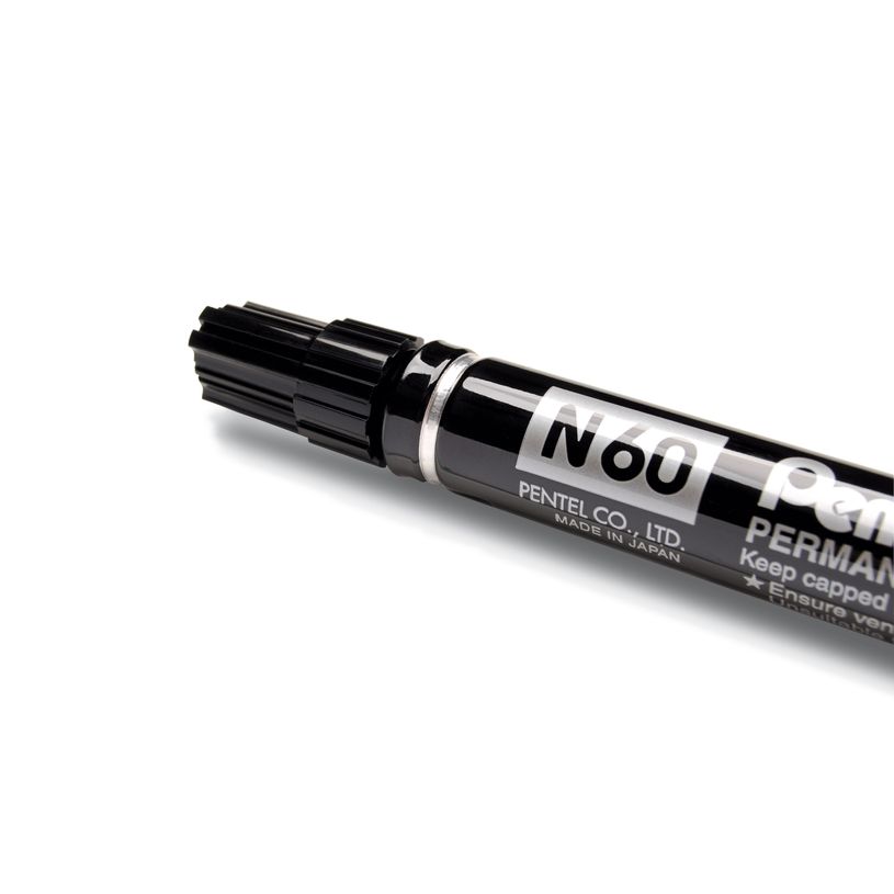 4902506078148-Pentel PEN N60 - Marqueur permanent - pointe biseau - noir-P_79402858_1-0