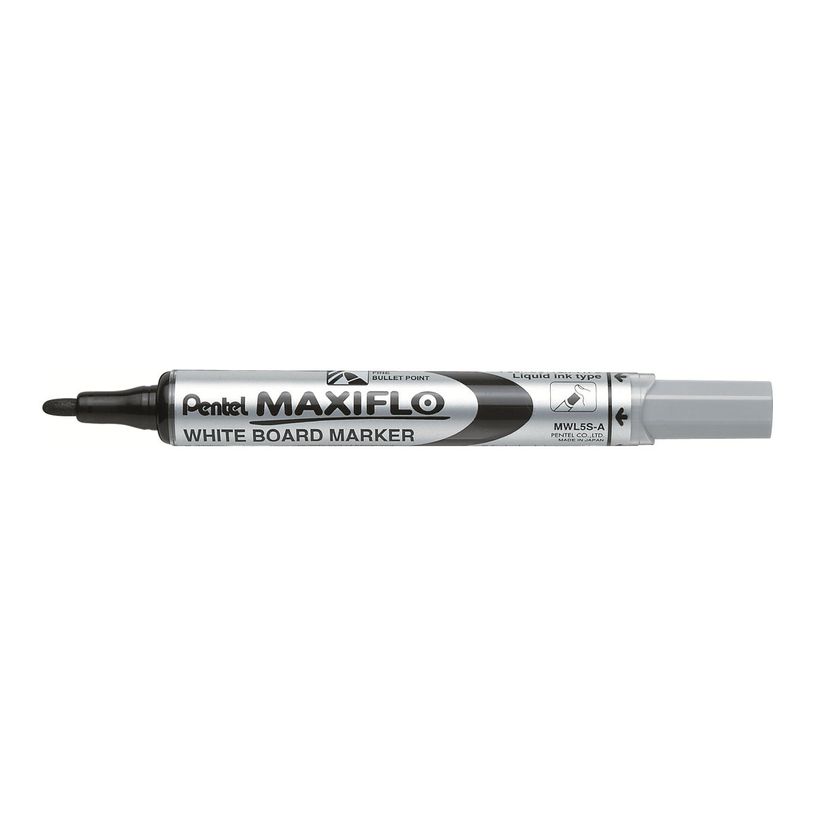 3474377910717-Pentel MAXIFLO - Marqueur effaçable - pointe ogive - noir-P_79402864_1-0