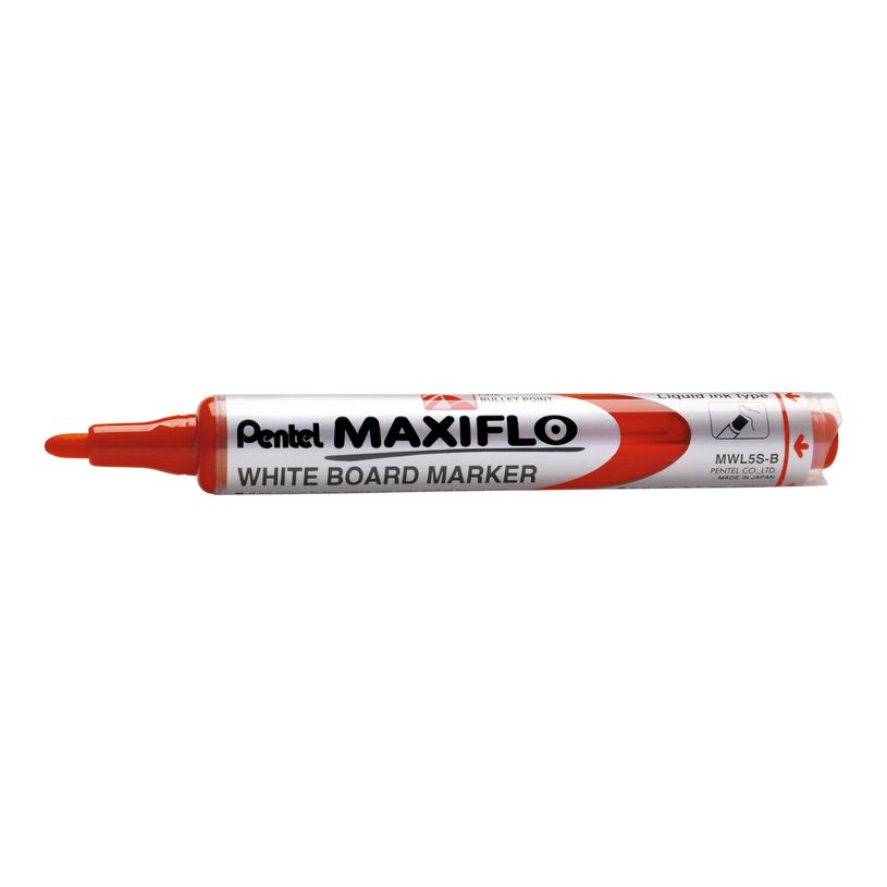 3474377910724-Pentel MAXIFLO - Marqueur effaçable - pointe ogive - rouge-P_79402865_1-0