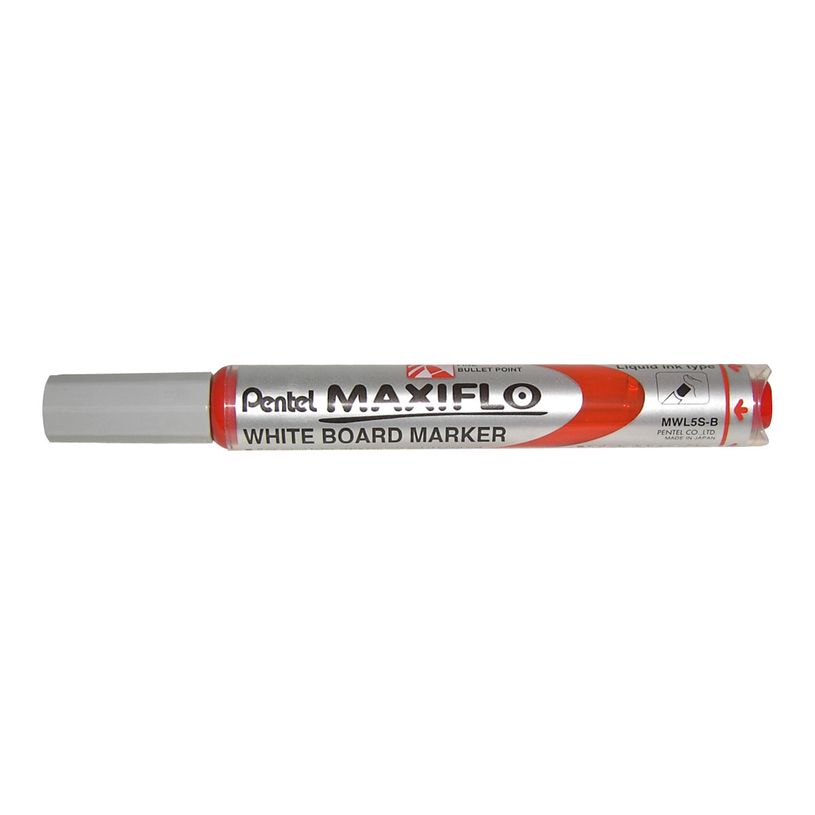 3474377910724-Pentel MAXIFLO - Marqueur effaçable - pointe ogive - rouge-P_79402865_2-1