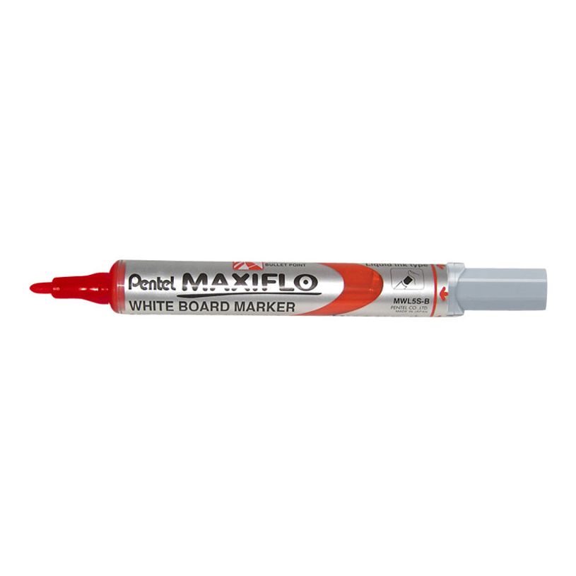 3474377910724-Pentel MAXIFLO - Marqueur effaçable - pointe ogive - rouge-P_79402865_3-2