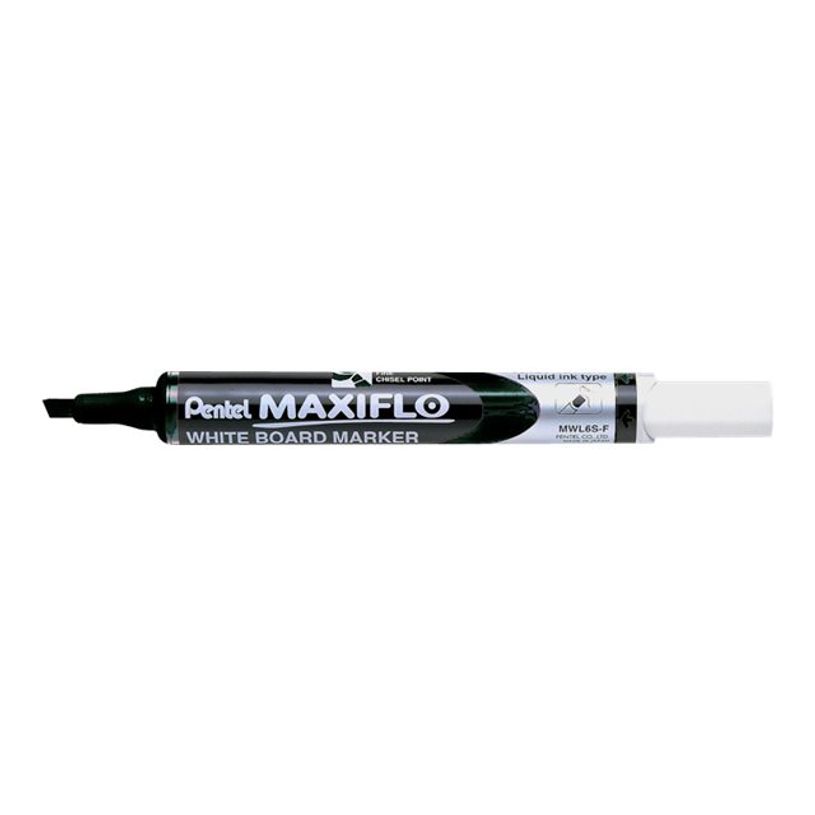 3474377910816-Pentel MAXIFLO - Marqueur effaçable - pointe biseau - noir-P_79402868_1-0