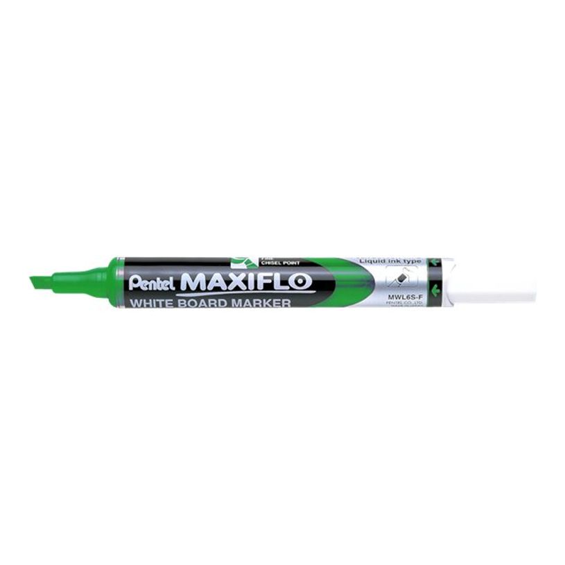 3474377910847-Pentel MAXIFLO - Marqueur effaçable - pointe biseau - vert-P_79402871_1-0
