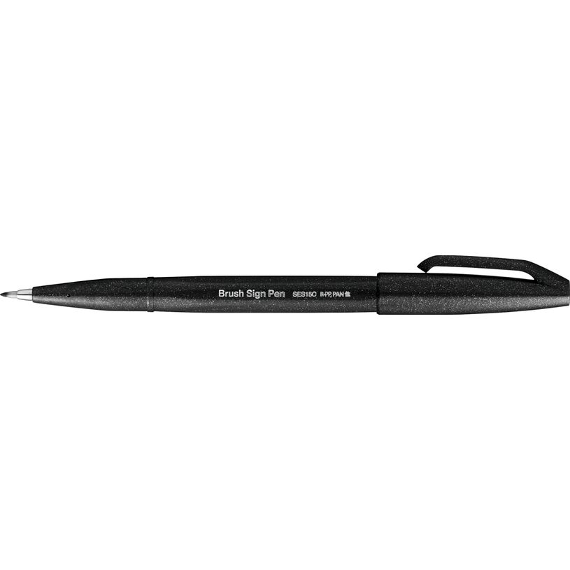 4902506287052-Pentel - Feutre pinceau à pointe souple - noir-P_79402872_2-0