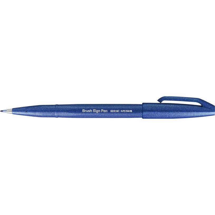 4902506287076-Pentel - Feutre pinceau à pointe souple - bleu-P_79402874_3-0