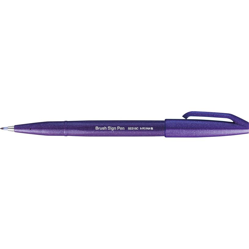 4902506287151-Pentel - Feutre pinceau à pointe souple - violet-P_79402882_2-0
