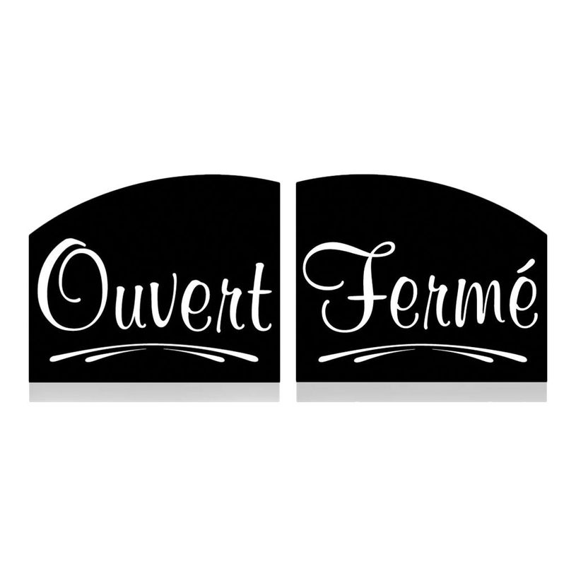 2012349936726-Bequet - Pancarte recto/verso "Ouvert/fermé" - 15 x 12 cm-P_79402922_1-0