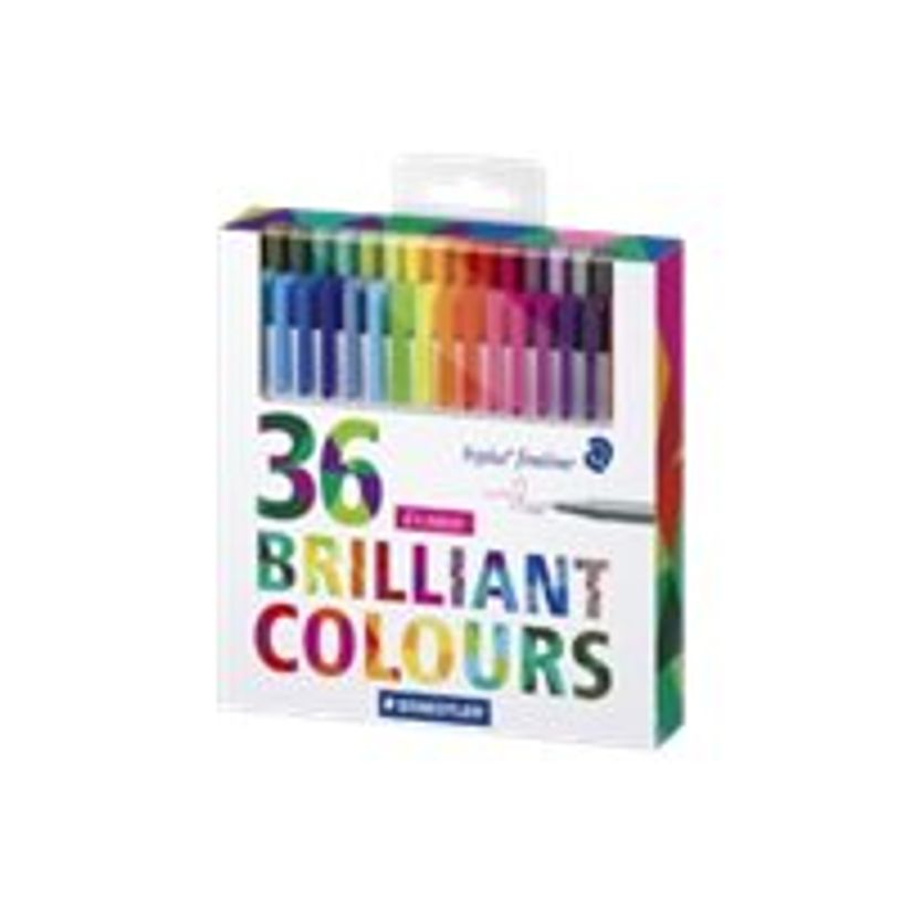 4007817011072-STAEDTLER triplus 334 - Pack de 36 feutres fins - 0.3 mm - couleurs assorties-P_79402961_3-1