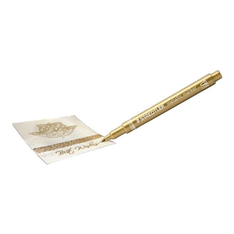 4007817832066-STAEDTLER METALLIC - Pack de 5 - Marqueurs permanents - pointe moyenne - couleurs assorties-P_79402966_1-7