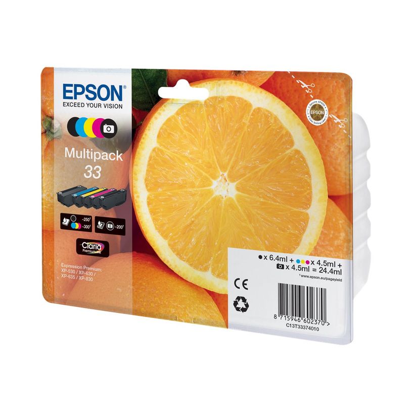 8715946602370-Epson 33 Oranges - Pack de 5 - noir, noir photo, cyan, magenta, jaune - cartouche d'encre o-P_79402999_3-0