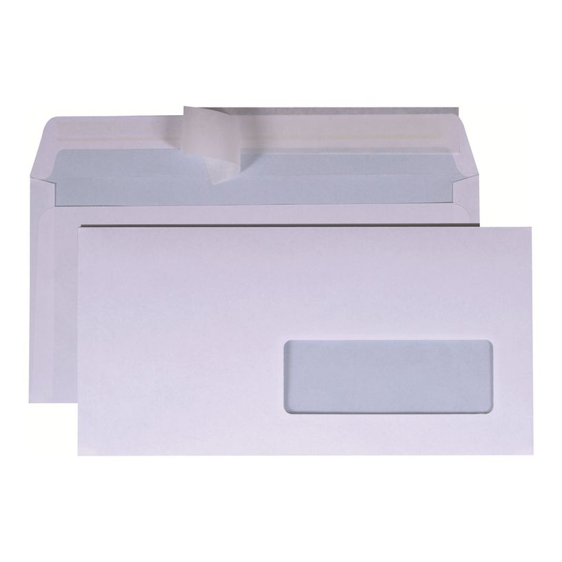 3240180230270-La Couronne - 200 Enveloppes C5 162 x 229 mm - 100 gr - fenêtre 45x100 mm - blanc - bande -P_79403003_2-1