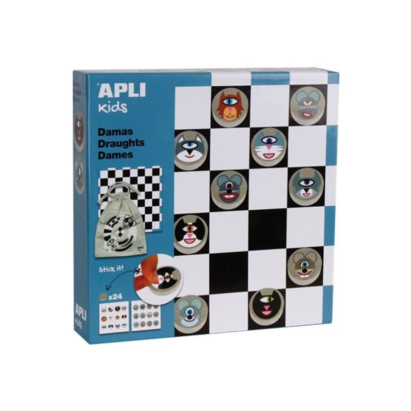 8410782141365-Apli - Jeu de dames illustré avec gommettes-P_79403052_2-0