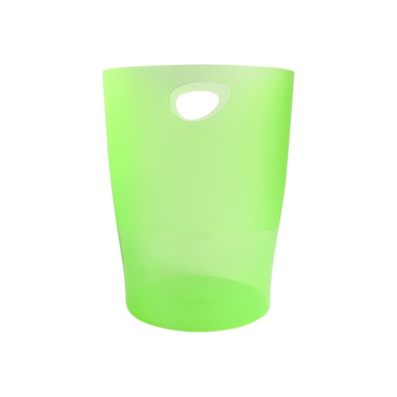 9002493037106-Exacompta Ecobin - Corbeille à papier 15L - vert pomme translucide-P_79403121_1-0