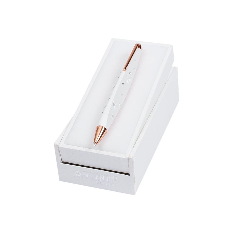 4014421383242-ONLINE Crystal Style - Stylo à bille - encre noire - corps blanc-P_79403324_4-3