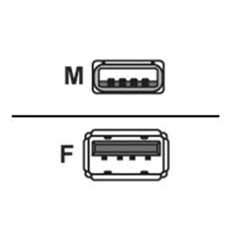 3700224718909-MCL Samar - Rallonge de câble USB 2.0 type A (M) vers USB 2.0 type A (F) - 3 m-P_79403457_1-1
