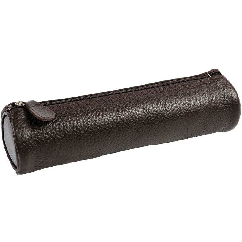 3338800028205-Quo Vadis - Trousse - Ronde - Goya - 22x6 cm - Cuir pleine fleur de vachette - 1 compartiment(s)--3