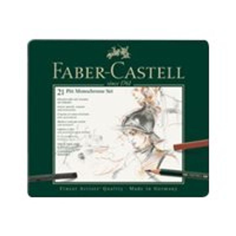 4005401129769-Faber-Castell PITT Monochrome - Jeu de crayons de couleurs et de crayons-P_79403711_1-0