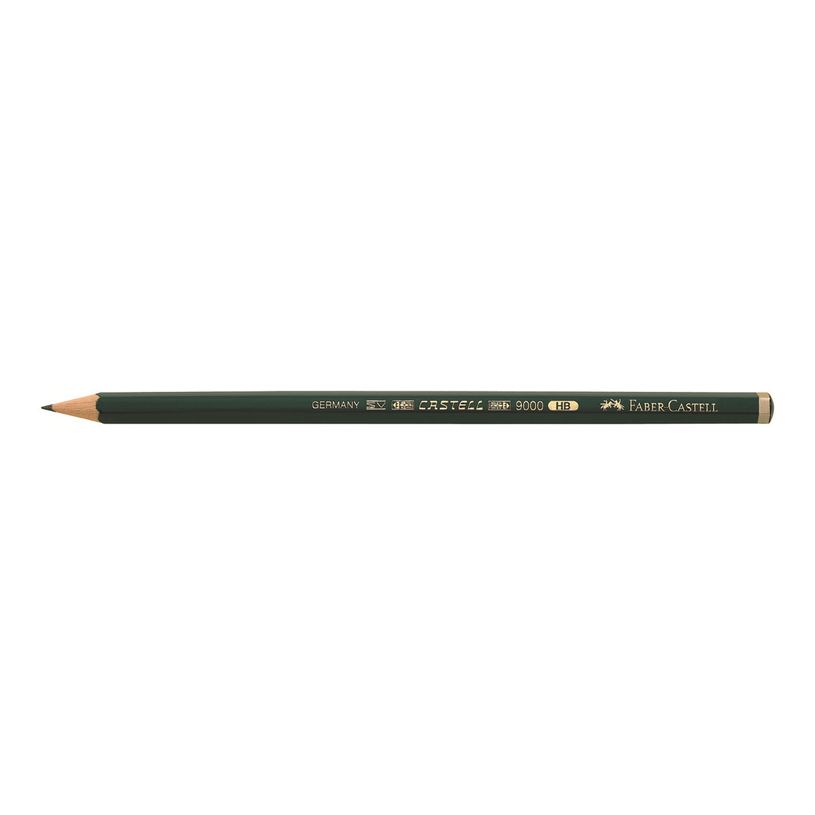 4005401190004-Faber-Castell 9000 - Crayon à papier - HB-P_79403776_1-0