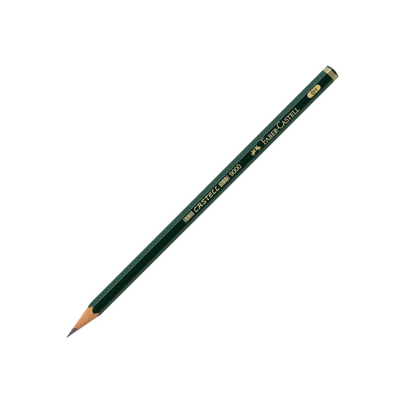 4005401190127-Faber-Castell 9000 - Crayon à papier - 2H-P_79403787_1-0