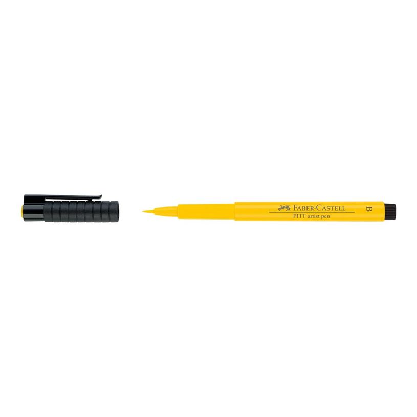 4005401674078-Faber-Castell PITT artist - Feutre pinceau à pointe souple - permanent - jaune de cadmium -P_79403803_1-3