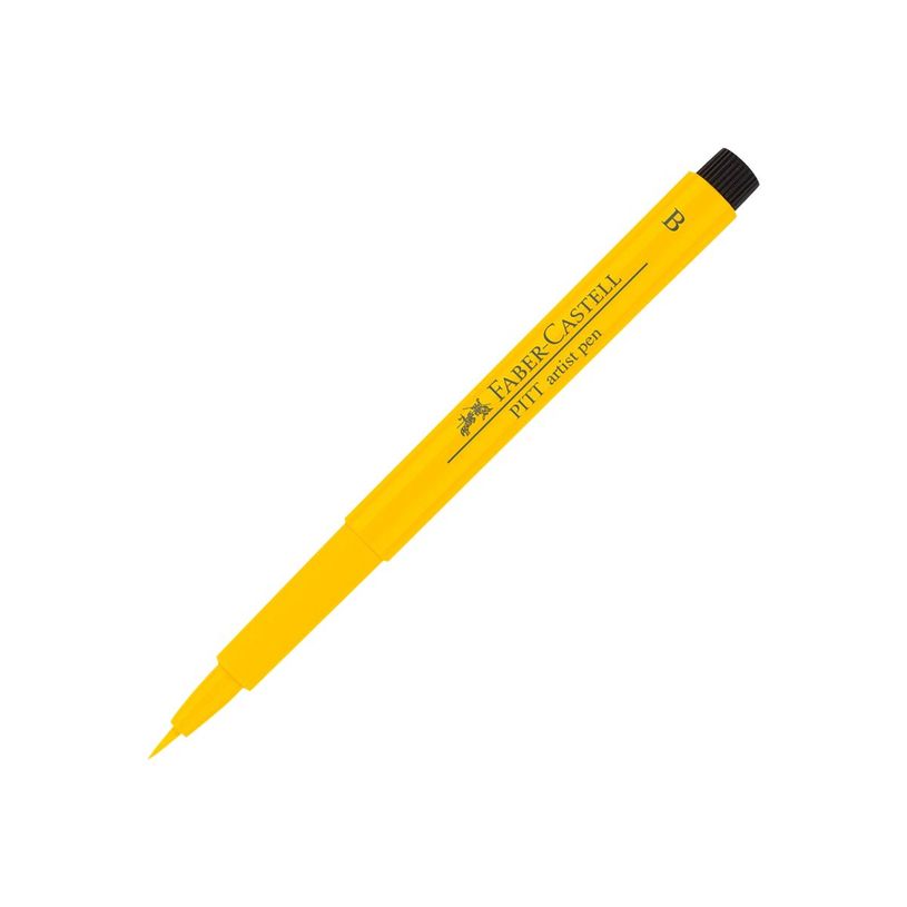 4005401674078-Faber-Castell PITT artist - Feutre pinceau à pointe souple - permanent - jaune de cadmium -P_79403803_2-0