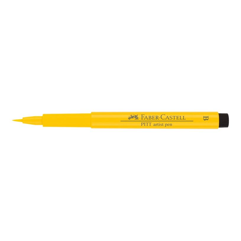 4005401674078-Faber-Castell PITT artist - Feutre pinceau à pointe souple - permanent - jaune de cadmium -P_79403803_3-2